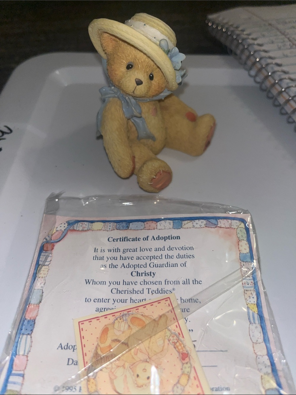 Cherished Teddies “Christy Take Me To Your Heart” 4CI/315 Enesco collectible 593